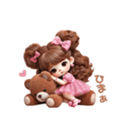 毎日使える可愛い♡小さい女の子（個別スタンプ：4）