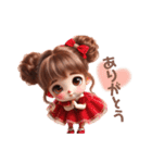 毎日使える可愛い♡小さい女の子（個別スタンプ：15）