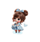 毎日使える可愛い♡小さい女の子（個別スタンプ：33）