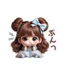 毎日使える可愛い♡小さい女の子（個別スタンプ：37）