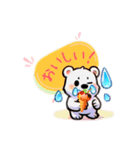 しろくんとペンくんの夏休み（個別スタンプ：10）