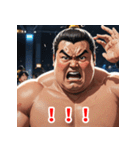 相撲力士の表情（個別スタンプ：7）