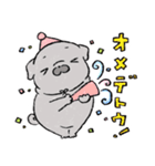おはぎ ～黒パグの女の子～ 第2弾（個別スタンプ：29）