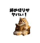 ライター猫【出版・WEB・書籍】（個別スタンプ：1）