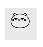 シンプルもちねこ（個別スタンプ：2）
