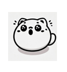 シンプルもちねこ（個別スタンプ：3）
