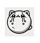 シンプルもちねこ（個別スタンプ：6）