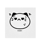 シンプルもちねこ（個別スタンプ：8）