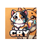 三毛猫スタンプ！！（個別スタンプ：8）