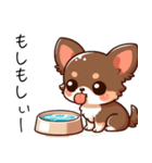 チワワのイラスト風 スタンプ（個別スタンプ：11）