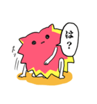 怒りのささくれ心ちゃん（個別スタンプ：3）
