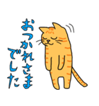 丁寧な猫 ちゃぴお（個別スタンプ：3）