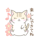 【春】毎日使える☆トラ猫さん（個別スタンプ：31）