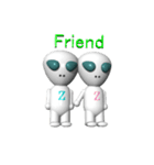 Alien Z coming（個別スタンプ：8）
