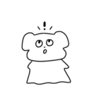 ゆるいいぬおばけ（個別スタンプ：1）