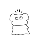 ゆるいいぬおばけ（個別スタンプ：3）