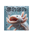 ウーパールーパー4！変態！3Dリアル（個別スタンプ：37）