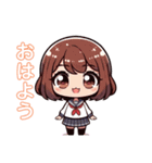 毎日使えるスタンプJK（個別スタンプ：6）