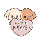 愛犬わんこdeごあいさつ★トイプードル（個別スタンプ：11）