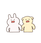 楽しいうさぎといぬ（個別スタンプ：33）