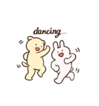 楽しいうさぎといぬ（個別スタンプ：40）