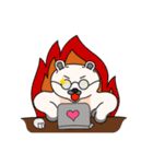 白くまさんとお友達の日常スタンプVer.2（個別スタンプ：16）