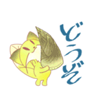 「オーク」と「イチョウ」。春。（個別スタンプ：3）