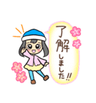 【春】優しいお返事・メッセージスタンプ（個別スタンプ：5）