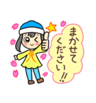 【春】優しいお返事・メッセージスタンプ（個別スタンプ：8）