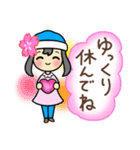 【春】優しいお返事・メッセージスタンプ（個別スタンプ：27）