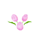好きなお花で作るアレンジメントスタンプ（個別スタンプ：1）