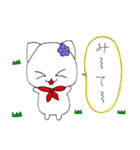 ～しろねこスタンプ2～（個別スタンプ：34）