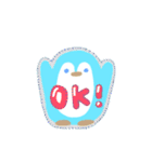 大人かわいいペンギンの丁寧な敬語スタンプ（個別スタンプ：5）