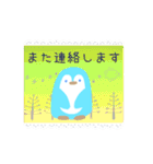 大人かわいいペンギンの丁寧な敬語スタンプ（個別スタンプ：40）
