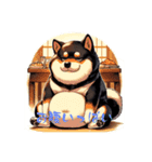 黒柴おじごん4（個別スタンプ：4）
