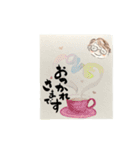 yocco baba➖筆文字アート（個別スタンプ：7）