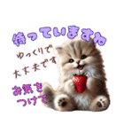 いちごとねこの長文返信スタンプ（個別スタンプ：23）