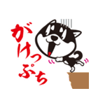 クロシバマニア2／あいさつ 柴犬（個別スタンプ：17）