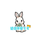 【敬語で挨拶】春色うさぎちゃん（個別スタンプ：15）