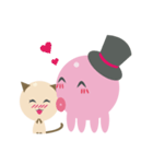 猫とタコ。時々ねずみ（個別スタンプ：28）