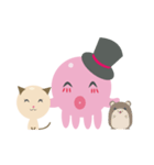 猫とタコ。時々ねずみ（個別スタンプ：31）