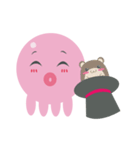 猫とタコ。時々ねずみ（個別スタンプ：32）
