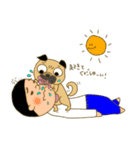 あたちパグのこうめ！！5（個別スタンプ：1）