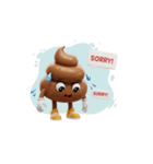 ウンチライフ：楽しくて生意気なスタンプ！（個別スタンプ：23）
