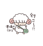 ひつじちゃん(色んなお返事したりする)（個別スタンプ：2）