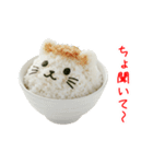 ねこまんま、さらっと一言（個別スタンプ：3）