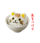 ねこまんま、さらっと一言（個別スタンプ：4）