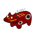 手書きのあかべこちゃん1（個別スタンプ：6）