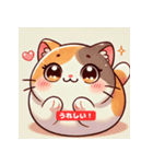 ふわふわネコの日常（個別スタンプ：6）