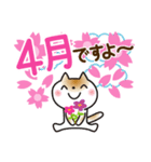 春を感じる♡ゆるねこ【デカ文字】（個別スタンプ：9）